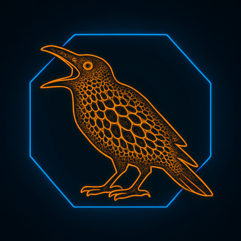 Loud Raven logo – Web3 music consulting agency